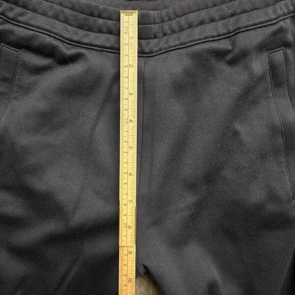 Tory Sport Track Pants size XS Navy Blue & White Snaps Athleisure Wide Leg - Picture 7 of 14